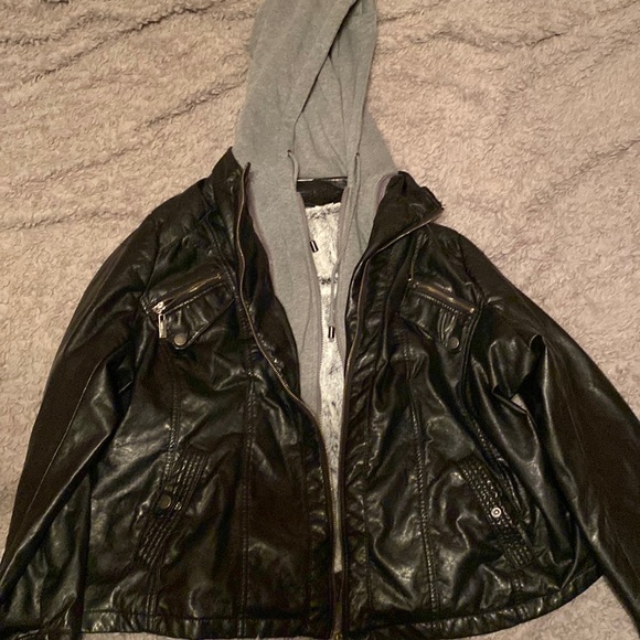 Jou Jou Other - Jou Jou Black Leather Jacket, Size M, never used